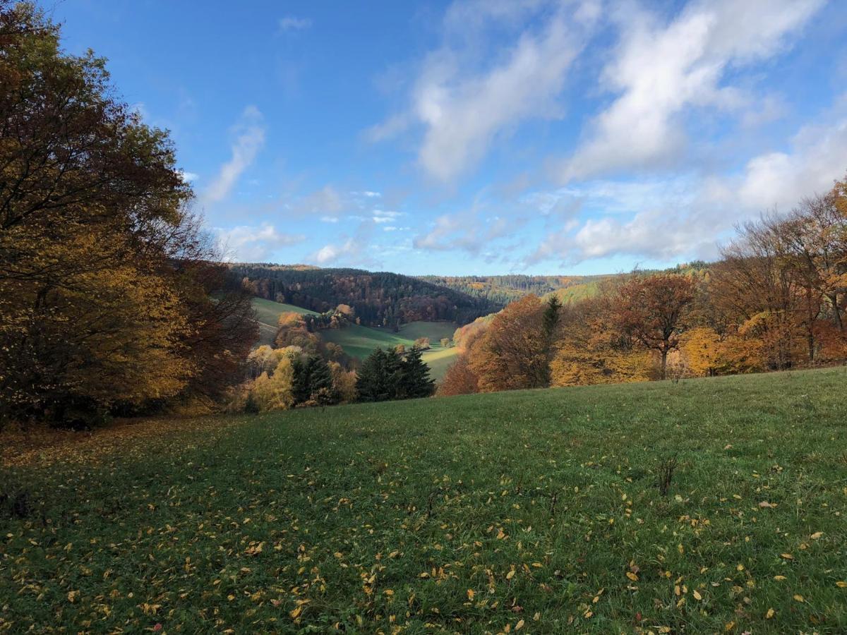 Burg Freienstein Blick 4 Sterne Mit Sauna Gammelsbach ภายนอก รูปภาพ