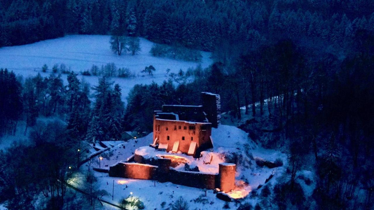 Burg Freienstein Blick 4 Sterne Mit Sauna Gammelsbach ภายนอก รูปภาพ